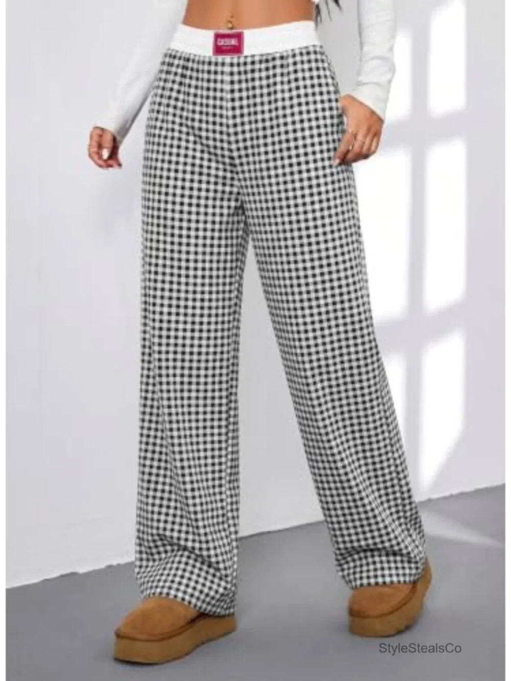 Wide Leg Sweatpants with Pockets High Waisted Loose Lounge Pants
